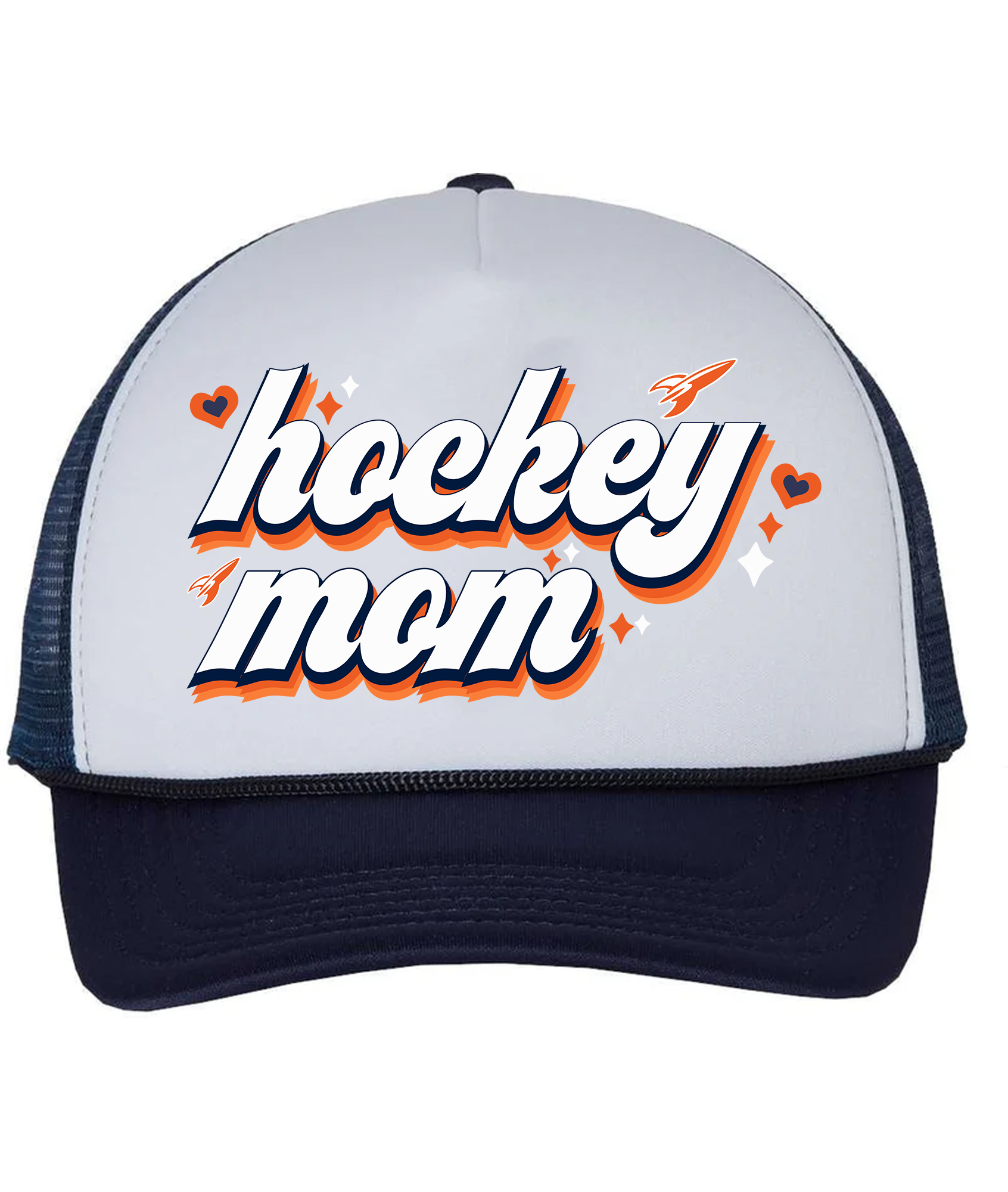 Rockets Hockey Mom Mesh Foam Trucker Hat