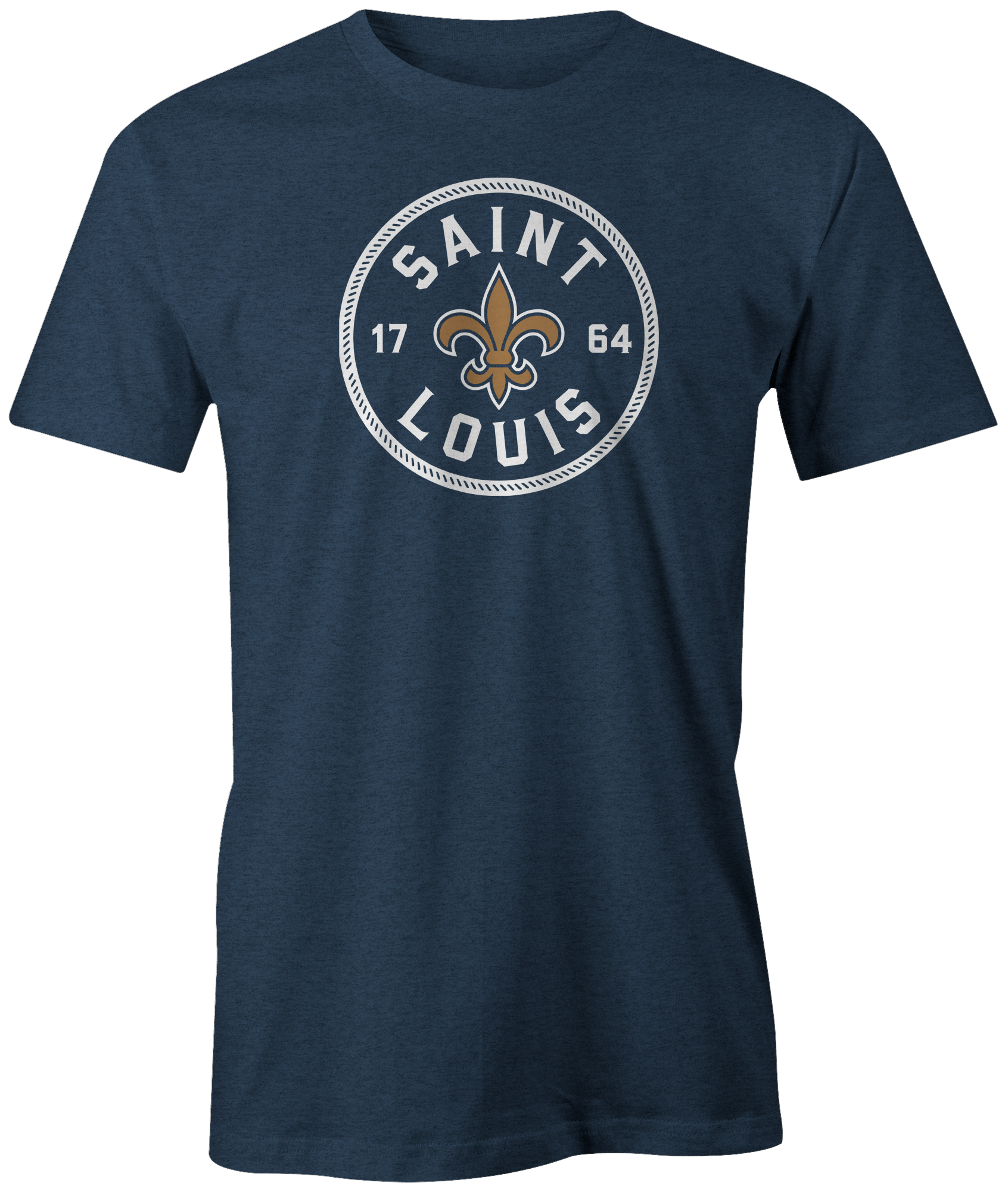 st louis t tee tshirt t-shirt fleur de lis emblem flag pride blues cardinals where did you go to high school