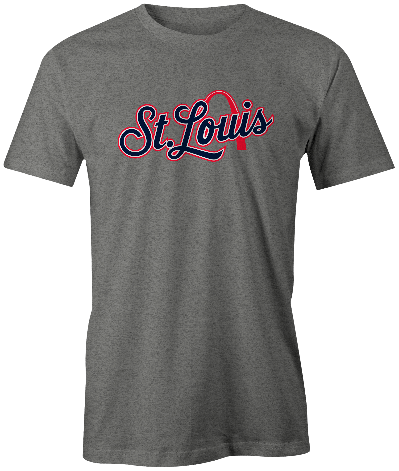 st louis brand t-shirt tee regal throwback vintage authentic series six arch apparel  fleur de lis blues cardinals missouri arch fair st louis arch bone