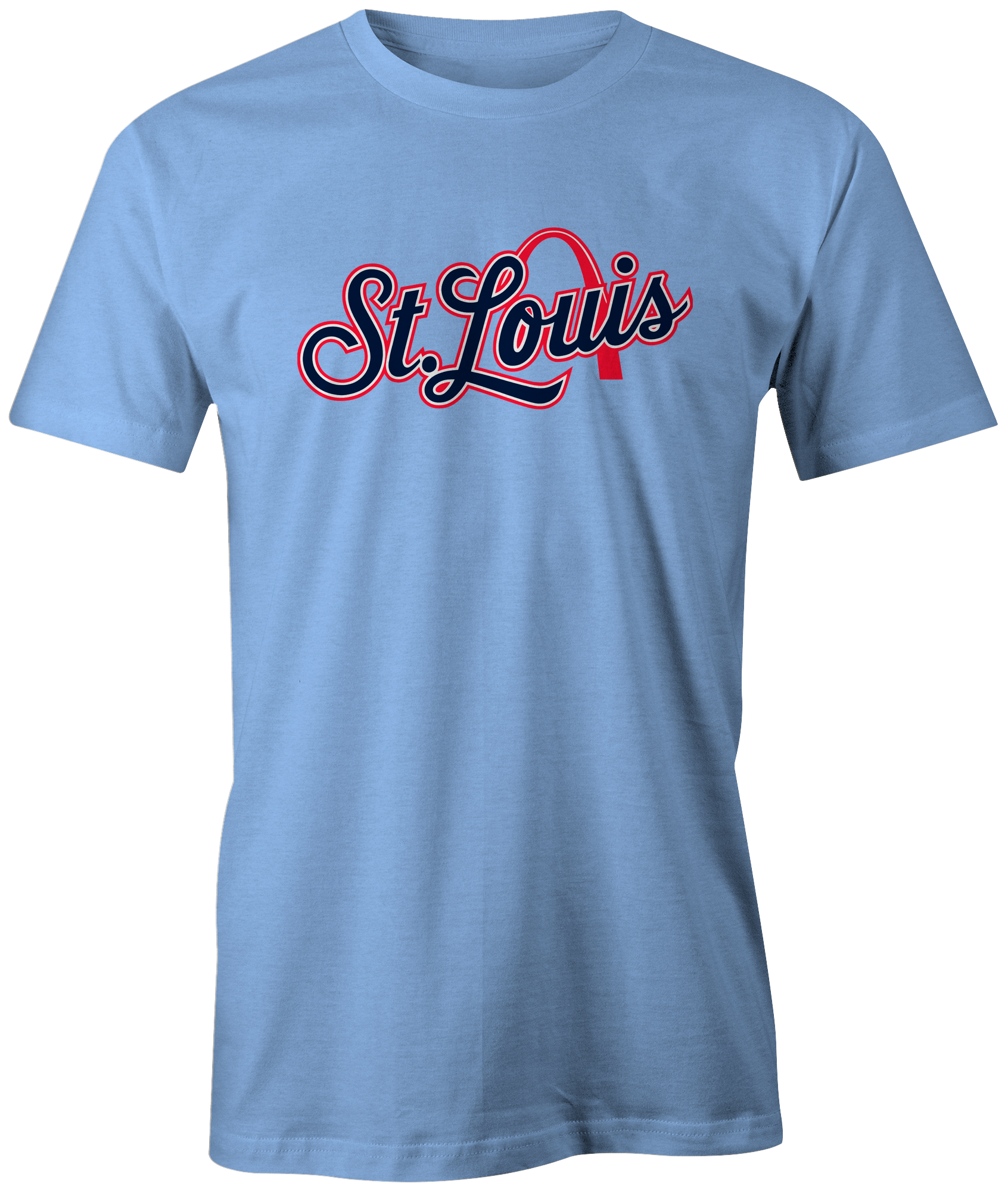 st louis brand t-shirt tee regal throwback vintage authentic series six arch apparel  fleur de lis blues cardinals missouri arch fair st louis arch bone