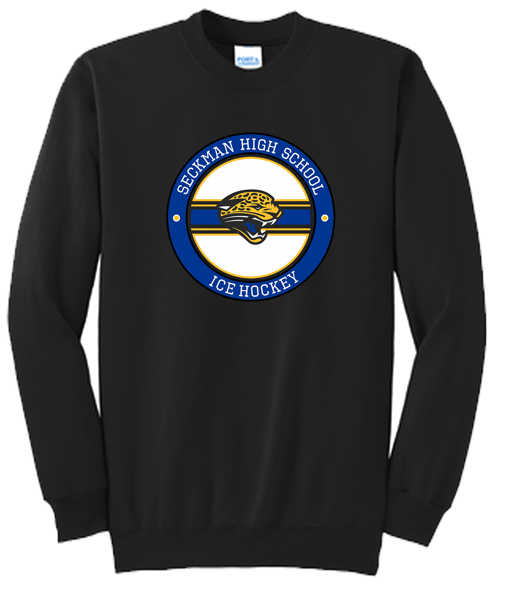 Jaguars St. Louis Apparel STL Sports Hockey Team Shop Blues  Novelty Missouri Seckman Discount Sale Best Price athlete athletic fanatics rally house sporty ice rink  goal black blue white