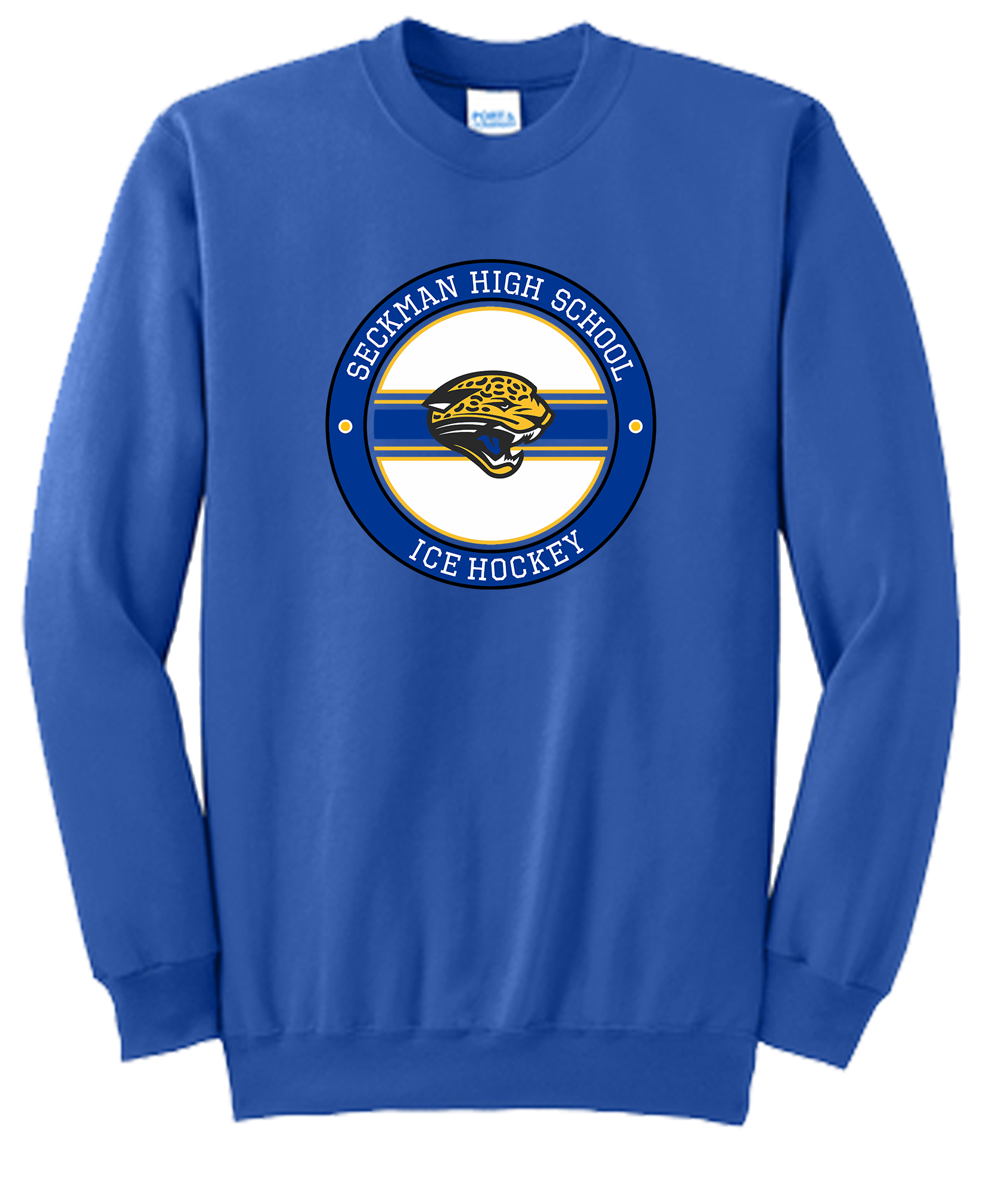 Jaguars St. Louis Apparel STL Sports Hockey Team Shop Blues  Novelty Missouri Seckman Discount Sale Best Price athlete athletic fanatics rally house sporty ice rink  goal blue white