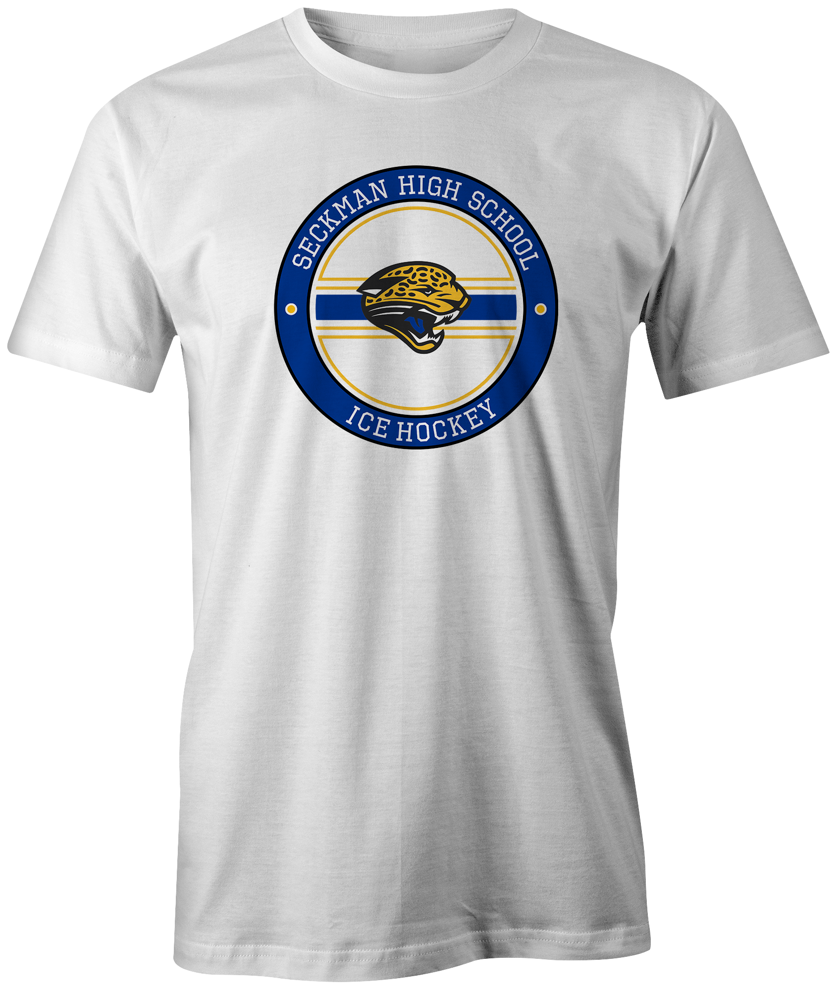 Jaguars St. Louis Apparel STL Sports Hockey Team Shop Blues  Novelty Missouri Seckman Discount Sale Best Price athlete athletic fanatics rally house sporty ice rink  goal blue white