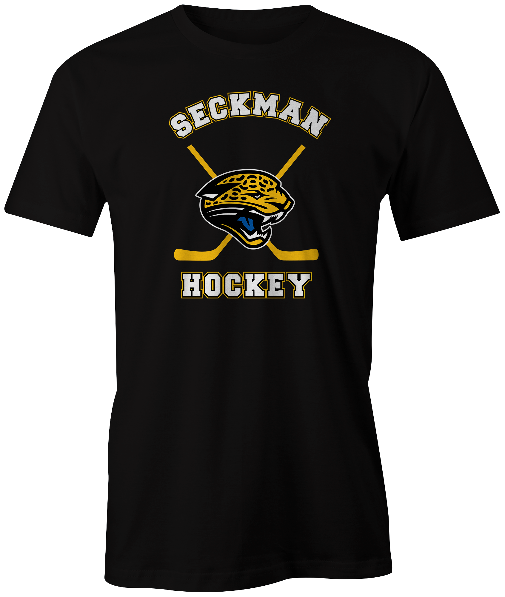 Jaguars St. Louis Apparel STL Sports Hockey Team Shop Blues  Novelty Missouri Seckman Discount Sale Best Price athlete athletic fanatics rally house sporty ice rink  goal black white