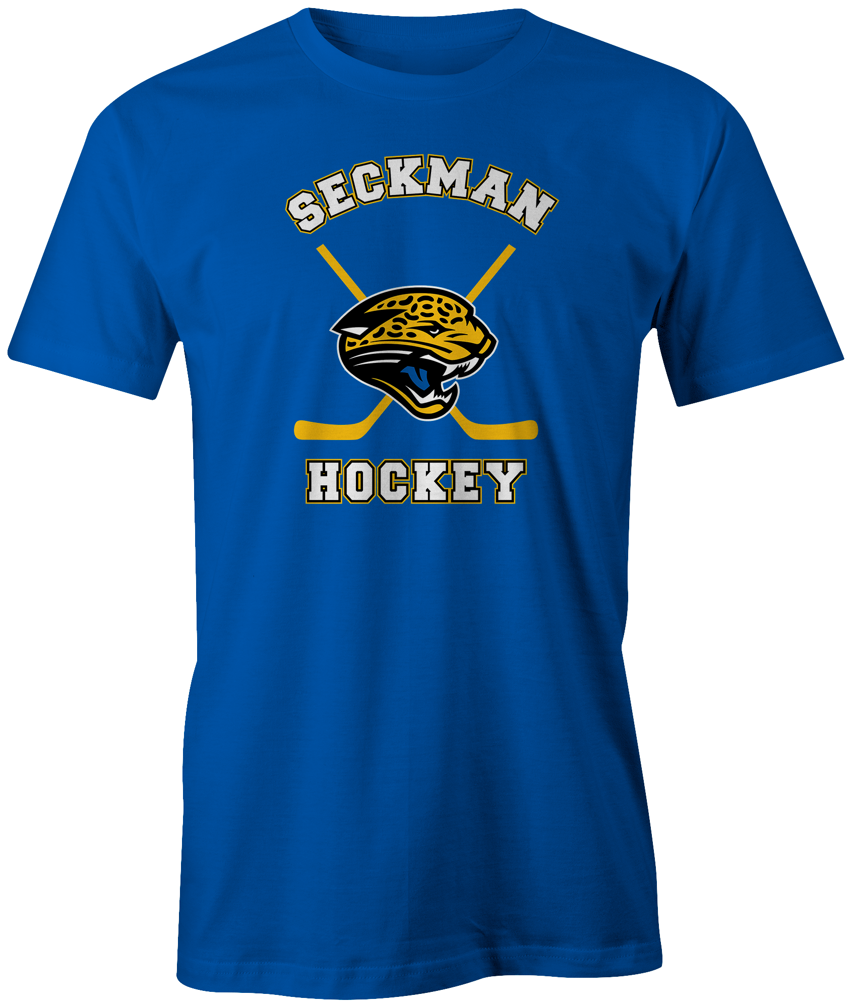 Jaguars St. Louis Apparel STL Sports Hockey Team Shop Blues  Novelty Missouri Seckman Discount Sale Best Price athlete athletic fanatics rally house sporty ice rink  goal blue white