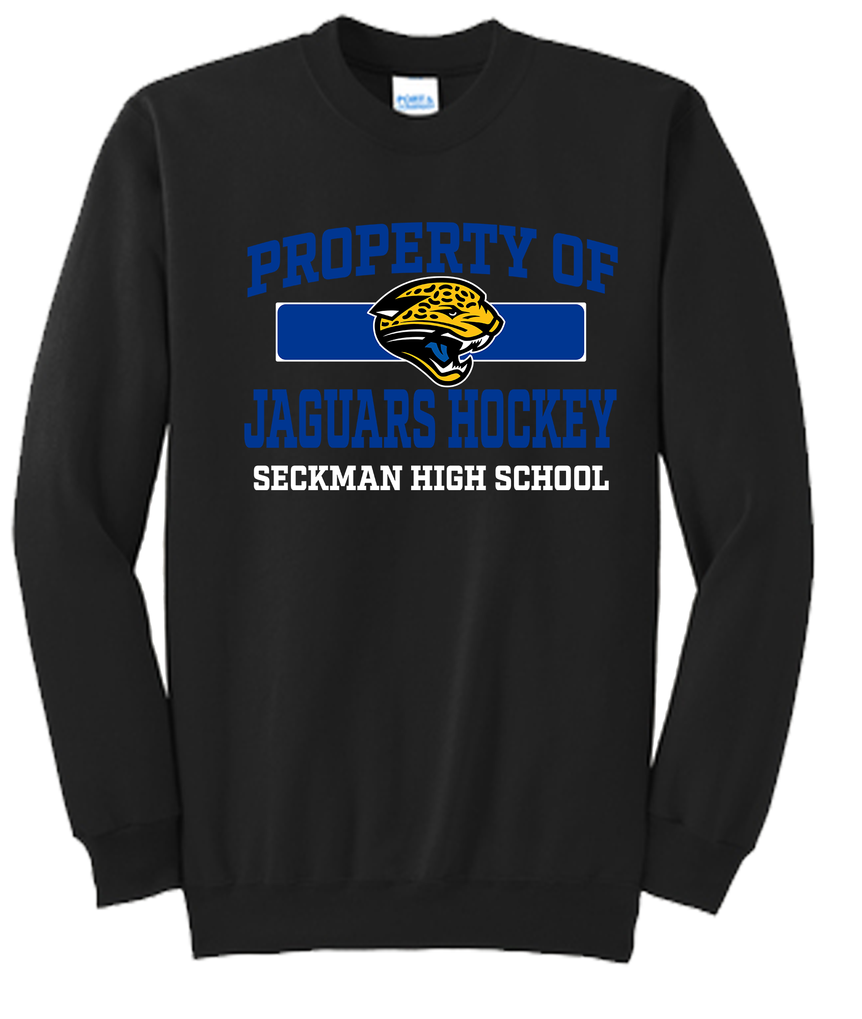 Jaguars St. Louis Apparel STL Sports Hockey Team Shop Blues  Novelty Missouri Seckman Discount Sale Best Price athlete athletic fanatics rally house sporty ice rink  goal blue black white gold yellow
