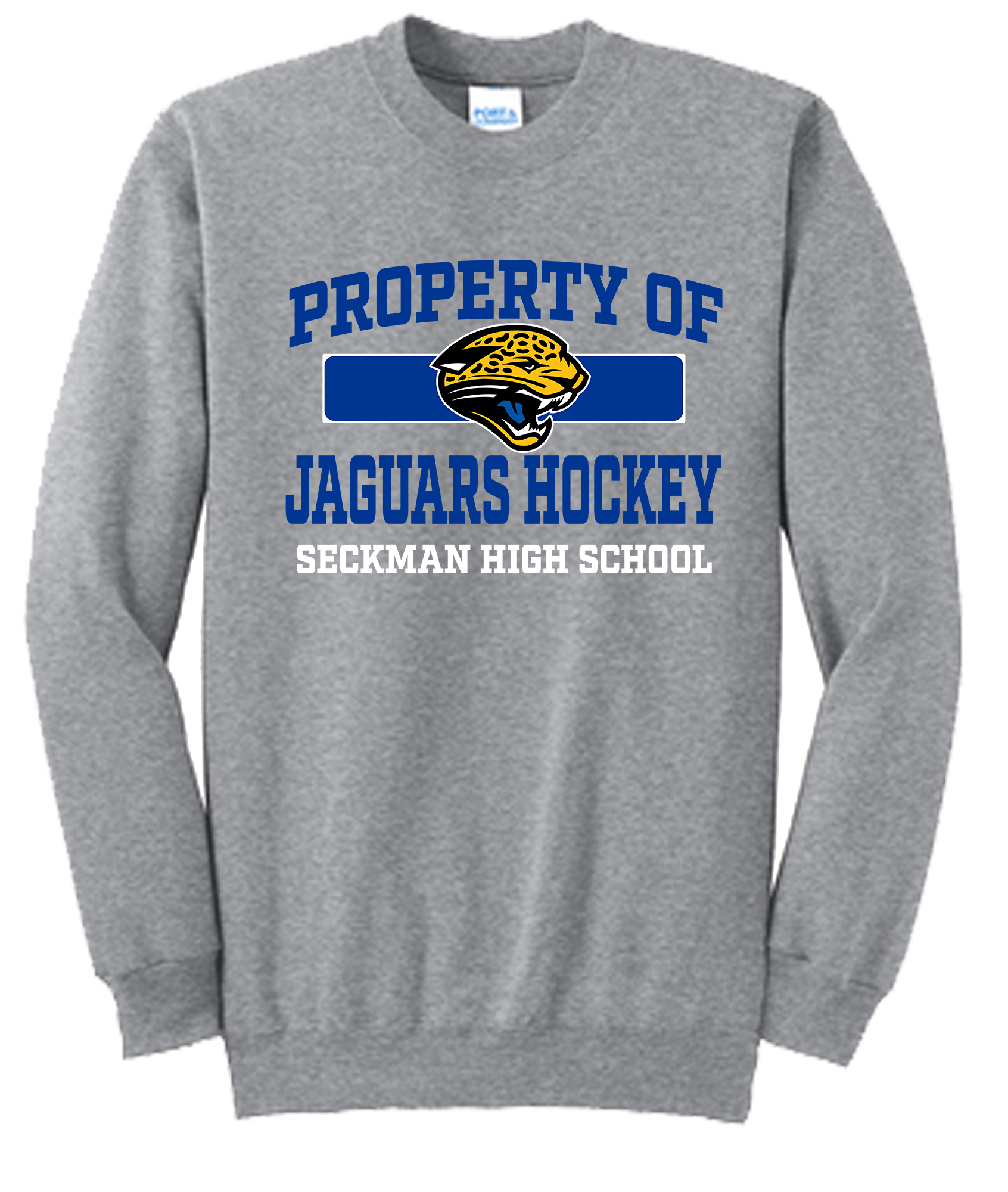 Jaguars St. Louis Apparel STL Sports Hockey Team Shop Blues  Novelty Missouri Seckman Discount Sale Best Price athlete athletic fanatics rally house sporty ice rink  goal grey gray blue white