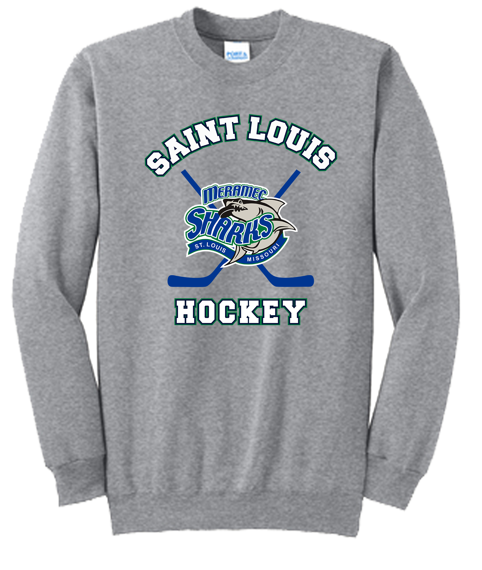 Sharks St. Louis Apparel STL Sports Hockey Team Shop Blues  Novelty Missouri Meramec Discount Sale Best Price athlete athletic fanatics rally house sporty ice rink  goal grey gray blue white black green