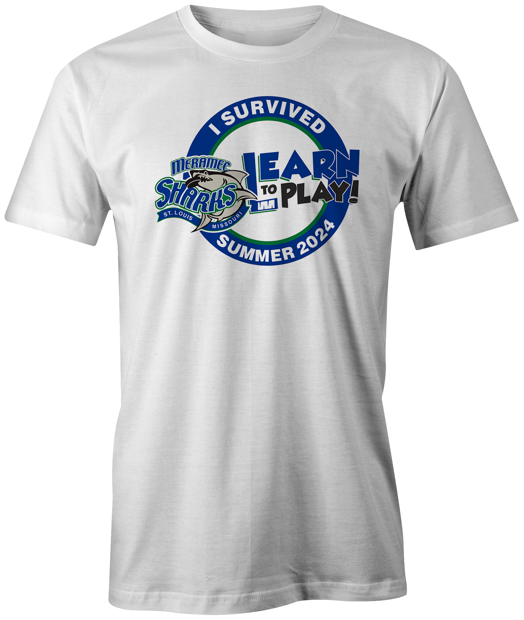 Sharks St. Louis Apparel STL Sports Hockey Team Shop Blues  Novelty Missouri Discount Sale Best Price athlete athletic fanatics rally house sporty ice rink slapshot goal white blue