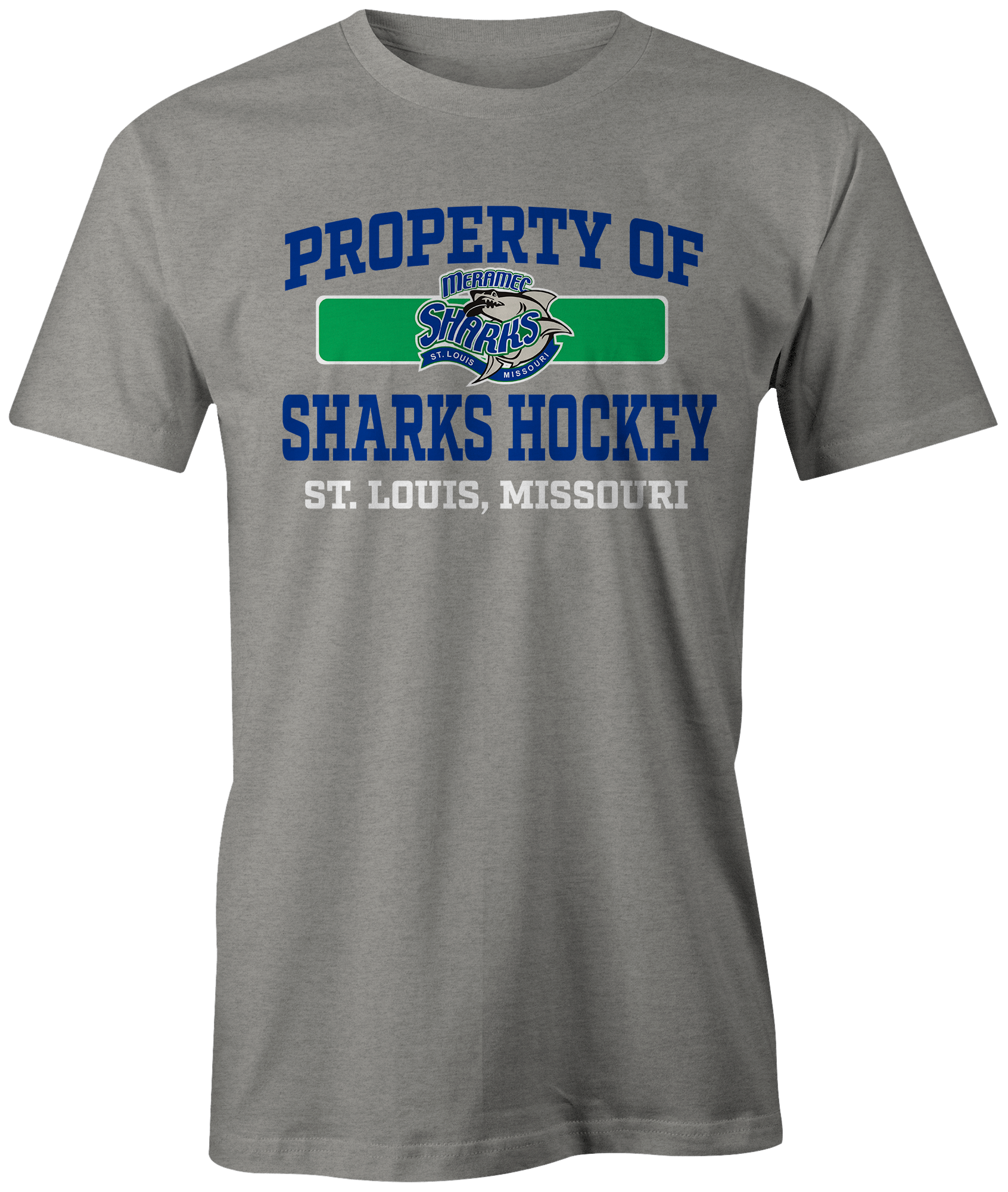 Sharks St. Louis Apparel STL Sports Hockey Team Shop Blues  Novelty Missouri Discount Sale Best Price athlete athletic fanatics rally house sporty ice rink slapshot goal grey gray blue green property 