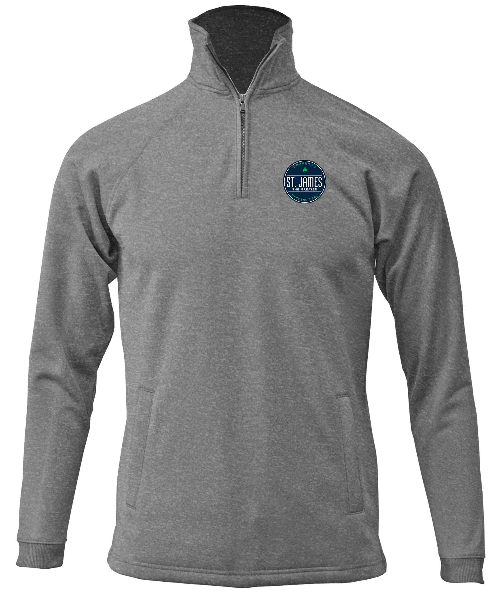 St. James Crest Quarter Zip Pullover